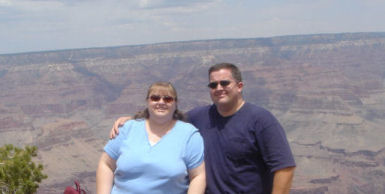 Jeff & Giliane at the Grand Canyon, '07