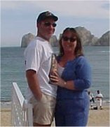 Jim Poole, jr. and wife, Kimberlee in Cabo!